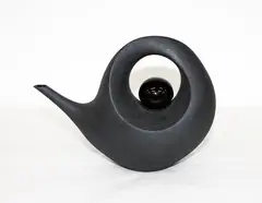 Raku fired teapot by Rick Rudd, sold Oct 2013