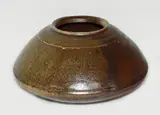 Estelle Martin, Anagama fired discoid stoneware vase