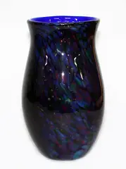 Peter Raos, Tall blue glass vase