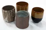 Asano Masaru, Japanese Mashiko pottery stoneware unomi