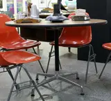Charles and Ray Eames for Herman Miller, Aluminium Group round conference table (1964 design)
