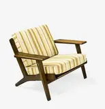 Hans Wegner for Getama, Vintage Model GE 290 oak plank chair