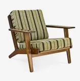 Hans Wegner for Getama, Vintage Model GE 290 oak plank chair