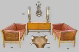 Arne Norell, Vintage 1960s two-seater safari couch