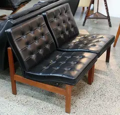 Ole Gjerlov-Knudsen, Pair of modular lounge chairs
