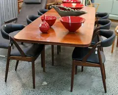Teak extending dining table by Robert Heritage, sold Jul 2013
