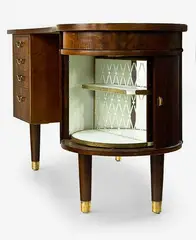 Kai Kristiansen for Feldbellas Mobelfabrik, Model 54 walnut desk, circa 1956