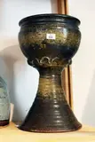Yvonne Rust, Chalice form stoneware planter
