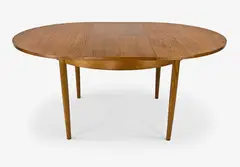 Teak extending dining table by Nils Johnson, offered Mar 2013