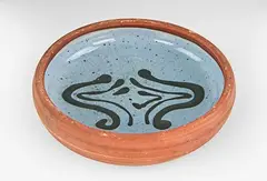 An early dish by Len Castle, sold Mar 2013