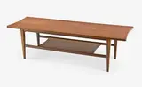 Richard Hornby, Teak two-tier coffee table.