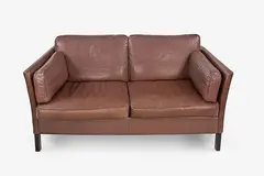 1970’s Danish Thams Kvalitet, Vintage two seater sofa
