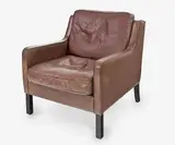 1970’s Danish Thams Kvalitet, leather armchair