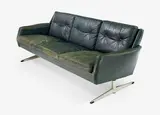 1960s Vintage Danish, club sofa