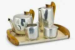 Picquot ware, teaset