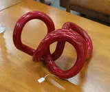 Richard Zawtiz, 1980’s red tangle sculpture.