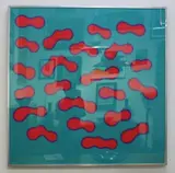 Burt Wasserman, Untitled abstract silk screen print