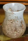 Vassart, Hand blown mottled glass vase.