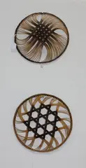 Two small baskets. by Ruth Castle, sold Mar 2013