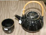 William Marshall, Tenmoku glazed teapot