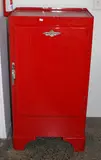 Frigidaire, Vintage 1930’s red painted fridge in working order.