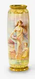 Royal Doulton, A good cylindrical vase