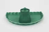 Keith Murray, green glazed desk stand.