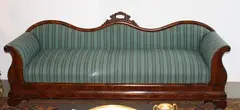 Biedermeier, 19th century three seater sofa