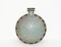 Stoneware wall bottle by Peter Stichbury, sold Oct 2012