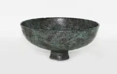 Simon Engelhard, Stoneware pedestal bowl