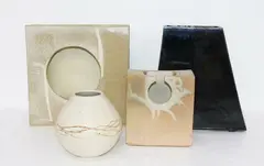 Four stoneware vases by Keith Blight, offered Oct 2012
