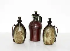 Peter Knuckey, Stoneware Corbans wine bottle