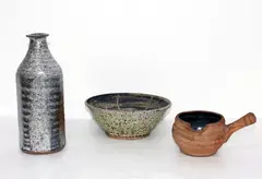 Stoneware lamp base by Adrian Cotter, sold Oct 2012