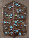 Renate Rheim for Rosenthal, Large stoneware ‘Still Life’ wall plaque