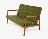 Two seater sofa by Ole Wanscher for Fritz Hansen, sold Oct 2012