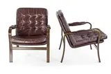 Gote Mobler Nassjo, Pair of Swedish armchairs