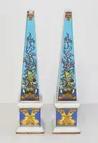 Versace for Rosenthal, Pair of decorative obelisks