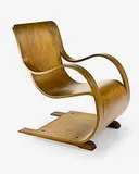 Garth Chester, A bent plywood Curvesse chair