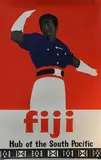 1960s Travel Poster, Fiji Hub of the South Pacific