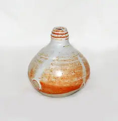 Small stoneware bottle vase by Len Castle, sold Oct 2012
