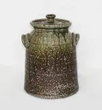 Ian Smaill, Lidded stoneware crock