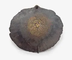 Stoneware hanging form by Len Castle, sold Oct 2012