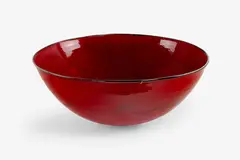 Large earthenware bowl by Len Castle, sold Oct 2012