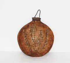 Stoneware hanging form by Len Castle, sold Oct 2012