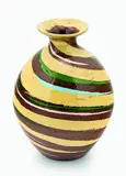 Warren Tippett, A rare agateware vase