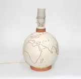 Mirek Smisek, Unusual and rare spherical stoneware lamp base