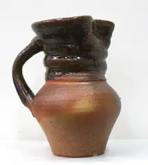 Stoneware jug by Ross Mitchell-Anyon, sold May 2012