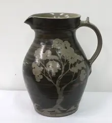 Stoneware jug by Steven Carter, offered May 2012