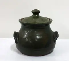 Lidded stoneware casserole dish by Warren Tippett, offered May 2012