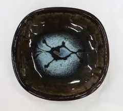 Stoneware dish by Don Thornley, sold May 2012